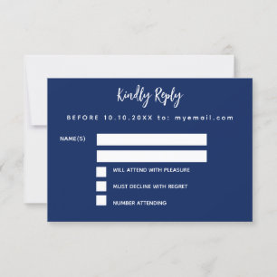 Geburtstag blau weiße Konfetti-Party RSVP-Karte Einladung