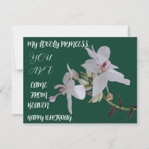 GEBURTSTAG BLUME GIFT FÜR DIE SCHWESTERFREUNDIN POSTKARTE