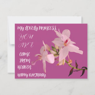 GEBURTSTAG BLUME GIFT FÜR DIE SCHWESTERFREUNDIN POSTKARTE