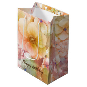 Geburtstag Blumengarten Mittlere Geschenktasche Geschenktüte