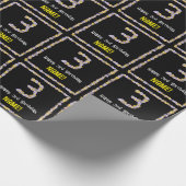 Geburtstag: Blumennummer, Individuelle Name, Blume Geschenkpapier (Ecke)