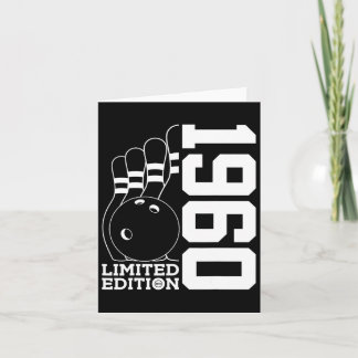 Geburtstag Bowling Limited Edition 1960 Karte