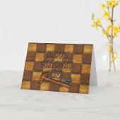 GEBURTSTAG - BRO - CARPENTER/BAU KARTE (Gelbe Blume)