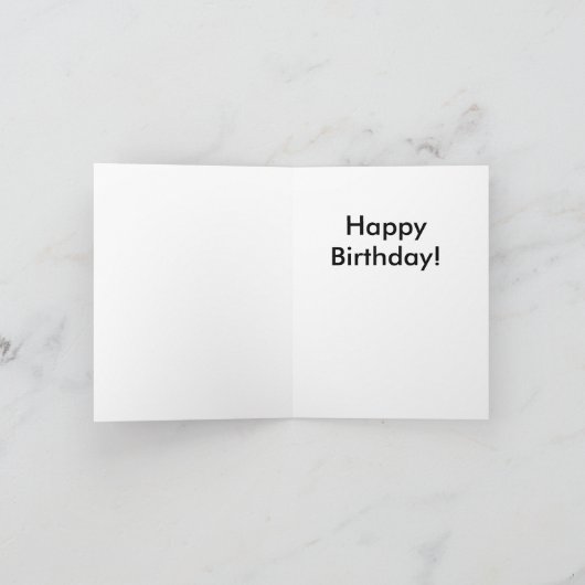 Geburtstag Brontosaurus! Karte (Innenseite)