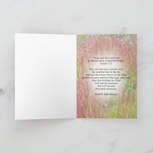 Geburtstag, Bruder, Sandhill Crane Bird Karte (Innenseite)