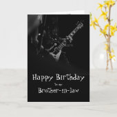 Geburtstag Bruder Schwager Spaß Rock Music Karte (Gelbe Blume)
