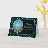 GEBURTSTAG - BRUDER - SPRÜCHER KARTE (Gelbe Blume)
