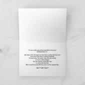 Geburtstag, Bruder, tropischer Wasserfall, Vögel Karte (Innenseite)