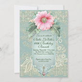 Geburtstag Brunch Mütter Tag Mittagessen Einladung (Vorderseite)