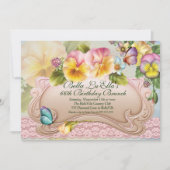 Geburtstag Brunch Mütter Tag Mittagessen Einladung (Vorderseite)