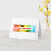 Geburtstag (Buch) Karte (Gelbe Blume)