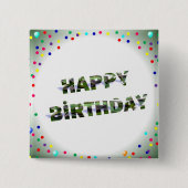 Geburtstag Button (Vorderseite)