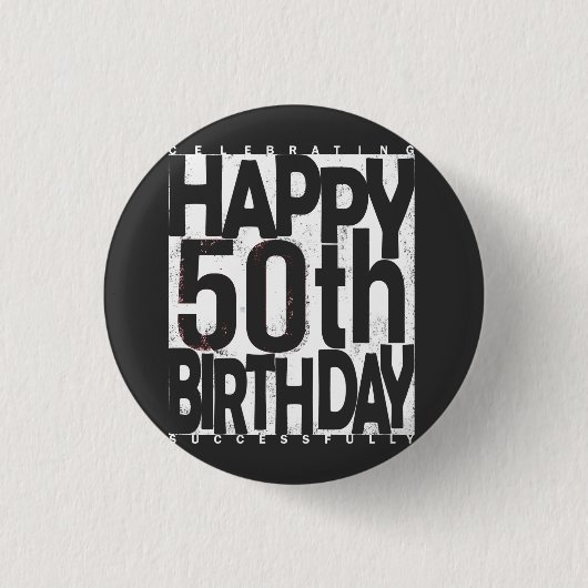 Geburtstag Button (Vorderseite)