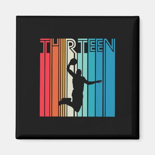 Geburtstag Bysketbyll Lover Geschenk 13 Jahre alt Magnet (Vorne)