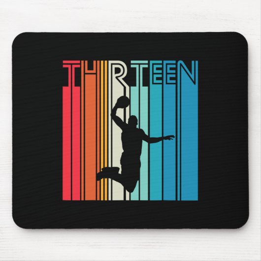 Geburtstag Bysketbyll Lover Geschenk 13 Jahre alt Mousepad (Vorne)