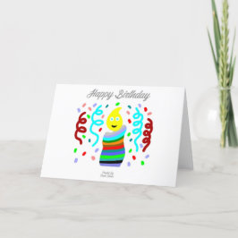 Geburtstag Candle Gruß Standard Grußkarte Dankeskarte