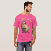 Geburtstag Capybara T-Shirt (Vorne ganz)