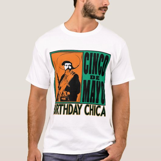 GEBURTSTAG CHICA Cinco Des Mayo T-Shirt (Vorderseite)