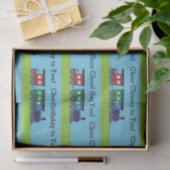 Geburtstag Choo Choo Zug Seidenpapier (Geschenk)
