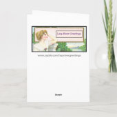 Geburtstag Chrysanthema Herbst Kunst und Kultur Karte (Rückseite)