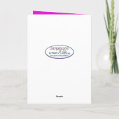 Geburtstag, Clown, Nephew, Sammlung Kaleidoskop Karte (Rückseite)