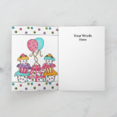 Geburtstag Clownkarte Karte (Innenseite)