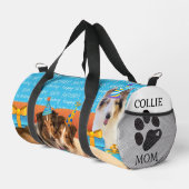 Geburtstag Collie Mama Duffle Bag (Rechte Ecke)
