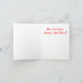 Geburtstag Cowboy! Karte (Innenseite)