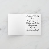 Geburtstag Cupcake Card & Candle Karte (Innenseite)