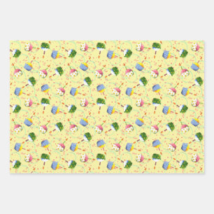 Geburtstag Cupcake Celebration Wrapping Paper Shee Geschenkpapier Set