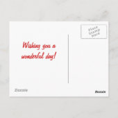 Geburtstag Cupcake Postkarte (Rückseite)