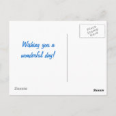 Geburtstag Cupcake Postkarte (Rückseite)