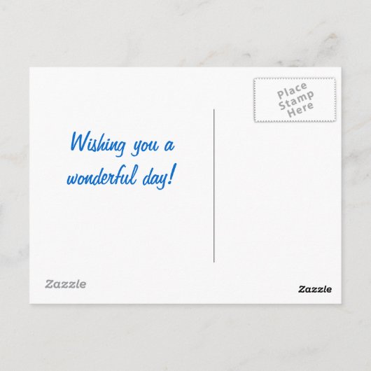 Geburtstag Cupcake Postkarte (Rückseite)