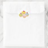 Geburtstag Cupcake Stickers (Tasche)