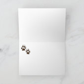 Geburtstag, Custom Wolf, Wölfe, Wildtierart, Karte (Innenseite)