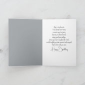 Geburtstag Daisy Bouquet in einem Sneaker Karte (Innenseite)