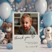 Geburtstag Danke, dass Sie Fotokarte Einladung