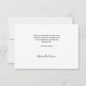 Geburtstag danke Ihnen, dass Sie ein Foto-Skript e (Rückseite)