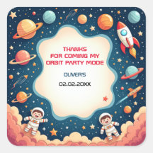 Geburtstag Danke, Space Boy Astronaut Card