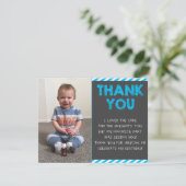 Geburtstag danken Ihnen Dankeskarte (Stehend Vorderseite)