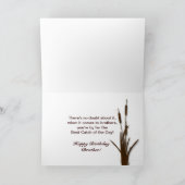 GEBURTSTAG - DEER HUNTER - Sonnenuntergang Karte (Innenseite)