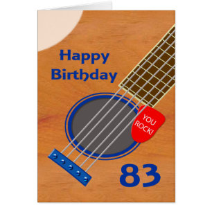 Geburtstag der 83. Geburtstags-Gitarre