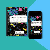 Geburtstag der 90er, Retro Composite-Notebook Einladung