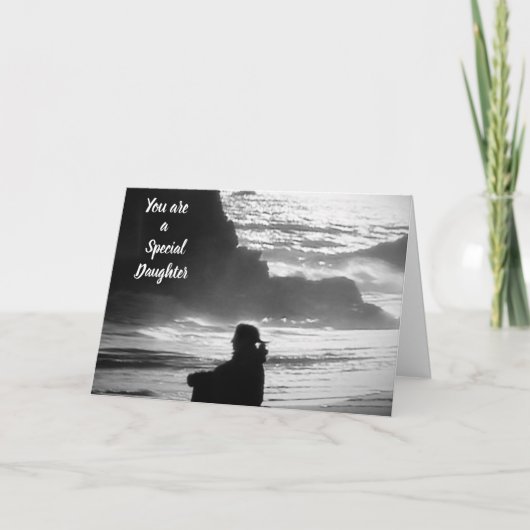 ***GEBURTSTAG DER BESONDEREN DAUGHTER** KARTE (Vorderseite)