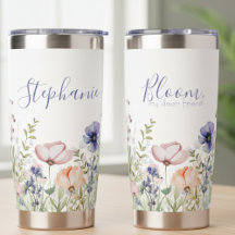 Geburtstag der besten Freundin Wildblumen Botanisc