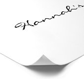 Geburtstag der Biene Begrüßungszeichen Poster (Ecke)