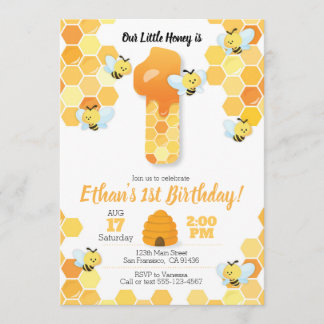 Geburtstag der Biene, Einladung zum 1. Geburtstag