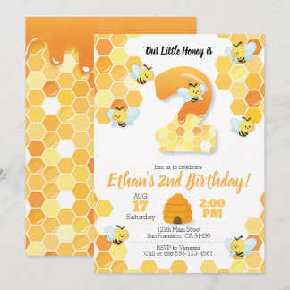Geburtstag der Biene, Einladung zum 2. Geburtstag