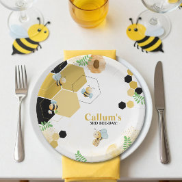 Geburtstag der Biene Pappteller