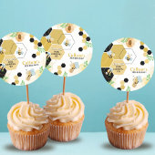 Geburtstag der Biene Runder Aufkleber